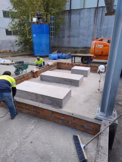 Construcción bancadas