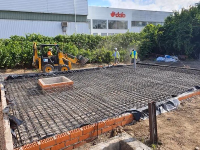 Construcción edificio técnico