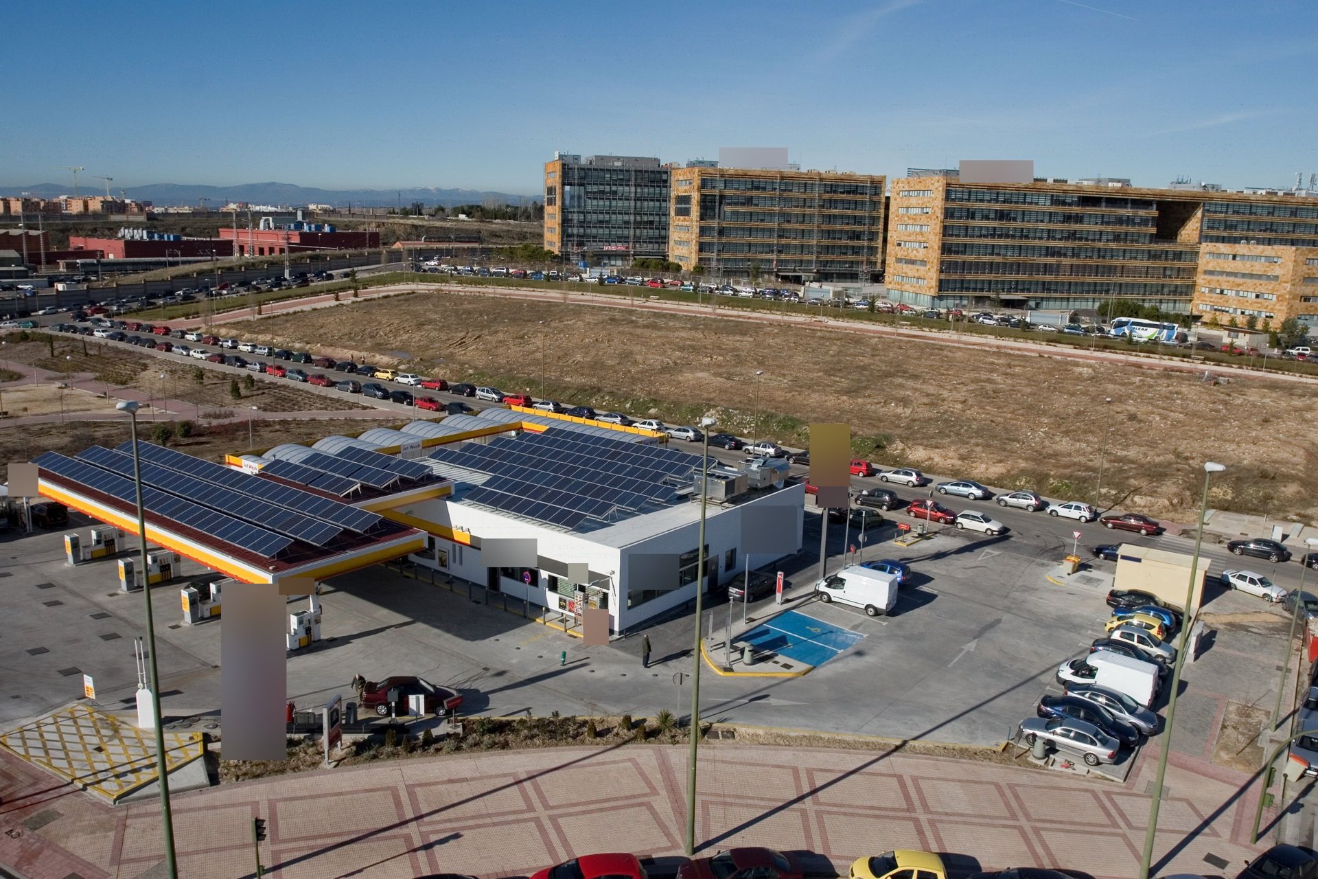 Construcción de estación de servicio